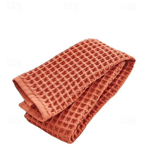 Ultra Soft Face Bath Towel Waffle Beach Towel Cover Blanket Honeycomb Mesh Large Towel Long Staple Cotton