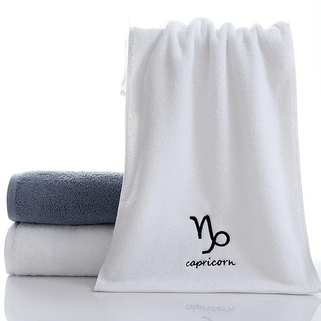 Constellation Towel 100% Cotton Towel Creative  Couple Gift Thickened Sports Face Towel Pure Cotton Towel