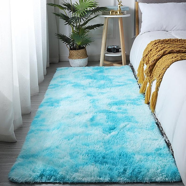 Floor Mat Carpet Bedroom Full Bedside Blanket Tie Dye Gradient Living Room Coffee Table Bay Window Carpet