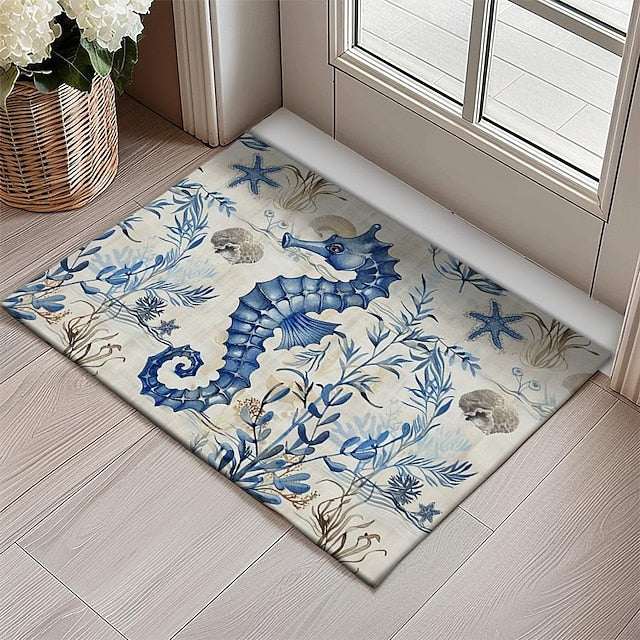 Sea Turtle Doormat Kitchen Mat Floor Mat Non-Slip Area Rug Oil Proof Rug Indoor Outdoor Mat Bedroom Decor Bathroom Mat Entrance Rug