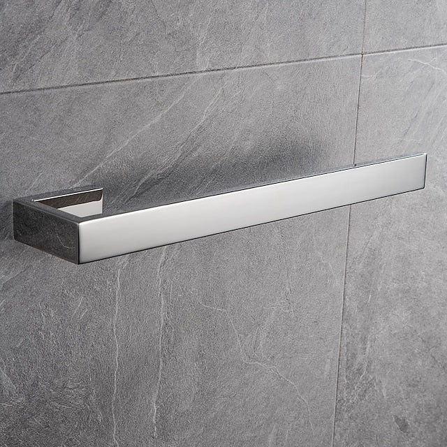 Matte Black Towel Rail 304 Stainless Steel Towel Bar, Mirror Polished, Brushed Wall Mounted Bathroom & Kitchen