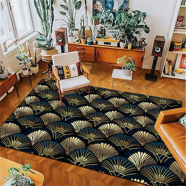 Art Deco Area Rug Kitchen Mat Non-Slip Oil Proof Floor Mat Livingroom Rug Indoor Outdoor Mat Bedroom Decor Bathroom Mat Entrance Rug Door Mat