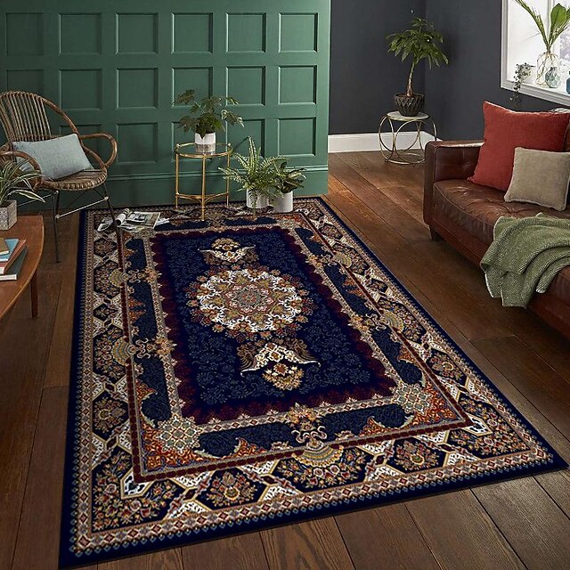 Boho Area Rug Kitchen Mat Non-Slip Oil Proof Floor Mat Livingroom Rug Indoor Outdoor Mat Bedroom Decor Bathroom Mat Entrance Rug Door Mat