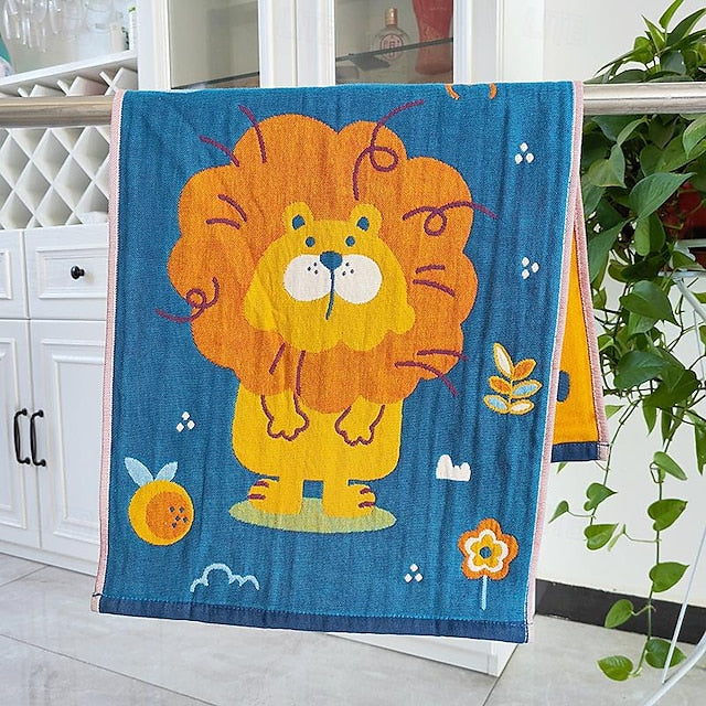 New Three-Layer Gauze Children'S Towel Breathable, Easy-To-Wash And Easy-To-Dry Children'S Towel Soft Cotton Face Towel