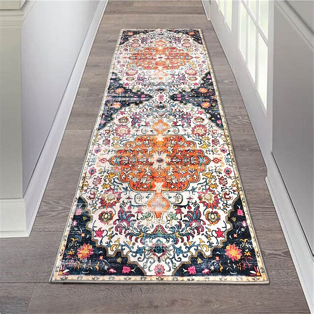 Mandala Bohemian Boho Area Rug Non Slip Floor Mat Bedside Livingroom Bedroom Indoor Outdoor