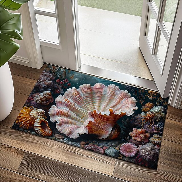 Octopus Doormat Kitchen Mat Floor Mat Non-Slip Area Rug Oil Proof Rug Indoor Outdoor Mat Bedroom Decor Bathroom Mat Entrance Rug