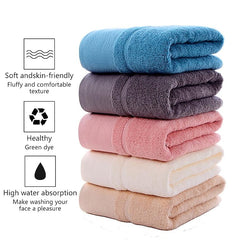 100% Cotton Towel Bath Towel Soft and Absorbent, Premium Quality Perfect Basics Hand Towel for Daily Use