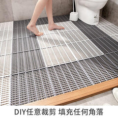 Shower Bath Mat Non-slip Carpet Tasteless Tpe Toilet Household Bathtub Bathroom Hollow Hydrophobic Anti Slip Pad Portable Skidproof Mat