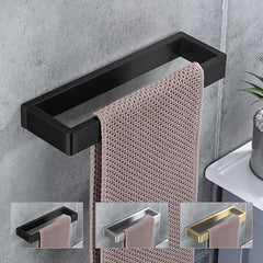 Bathroom Towel Rack Hand Towel Rail Black Towel Bar SUS304 Stainless Steel 26cm Wall Mounted Towel Rack(Black/Golden/Brushed Nickel)