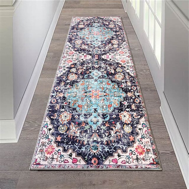 Mandala Bohemian Boho Area Rug Non Slip Floor Mat Bedside Livingroom Bedroom Indoor Outdoor