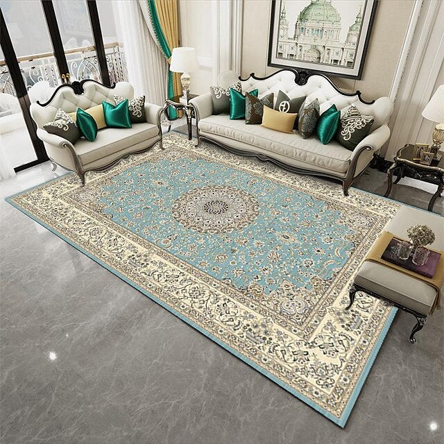 Bohemian Persian Floor Mat Area Rug Non Slip Living Room Sofa Blanket Coffee Table Mat