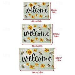 Sunflower Autumn Doormat Kitchen Mat Floor Mat Non-Slip Area Rug Oil Proof Rug Indoor Outdoor Mat Bedroom Decor Bathroom Mat Entrance Rug