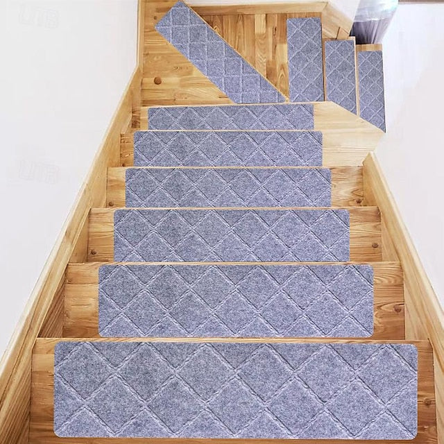 Leaf Carpet Stair Treads for Wooden Steps Stairs Carpet Tape Peel and Stick with Double Adhesive Tape